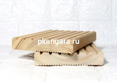 Террасная доска из лиственницы (сечение 28*143mm) фото 2