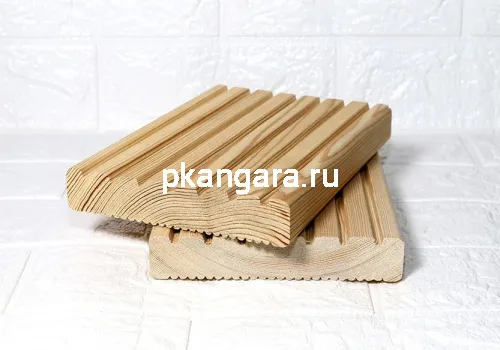 Террасная доска из лиственницы (сечение 28*143mm) фото 3